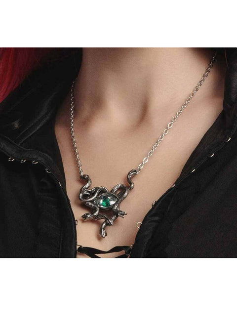 Alchemy Gorgon's Eye Pendant Ketting