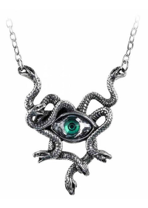 Alchemy Gorgon's Eye Pendant Ketting